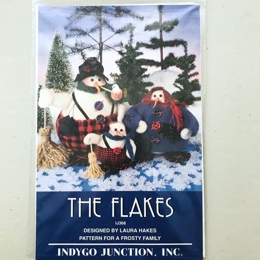 The Flakes Sewing Pattern Indygo Junction Laura Hakes Pattern for Frosty Family